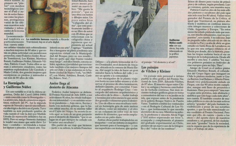 Prensa 2020 27 sept el mercurio en las artes visuales la vida comienza a los 80 años página 3